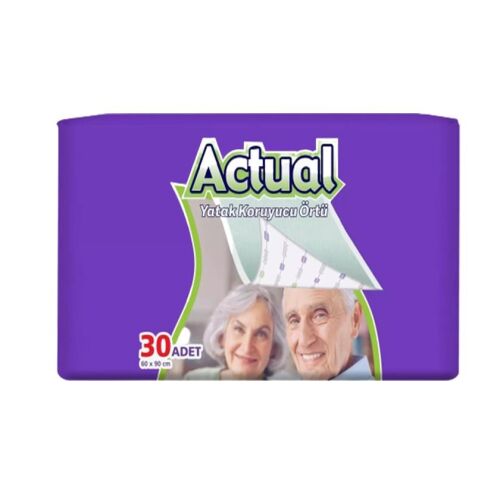 Actual Yatak Koruyucu Örtü 60 x 90 120 Adet 4 Paket - 2