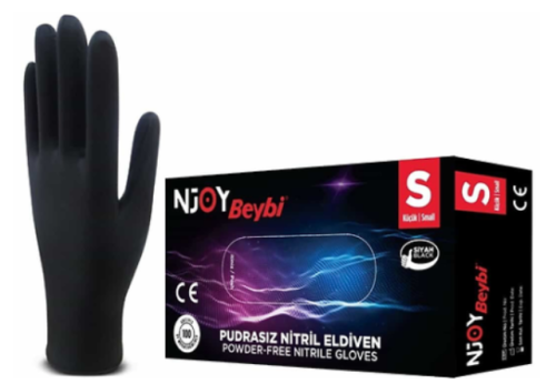 Beybi Njoy Nitril Pudrasız Muayene Eldiveni Small - 1