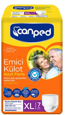 CANPED EMİCİ KÜLOT BEZ XL7 Lİ - Canped