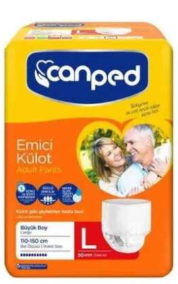 CANPED EMİCİ KÜLOT BÜYÜK L BEDEN 30 LU - Canped