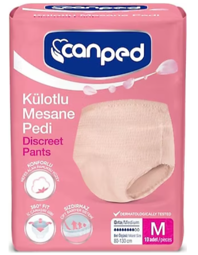 CANPED EMİCİ KÜLOT HASTA BEZİ MEDİUM 10 LU - 1