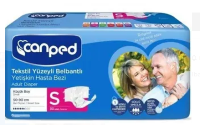 CANPED HASTA BEZİ BELBANTLI TEKS.SMALL 30 LU - Canped