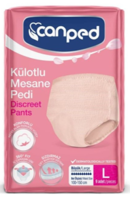 CANPED KÜLOTLU MESANE PEDİ LARGE 9LU - 