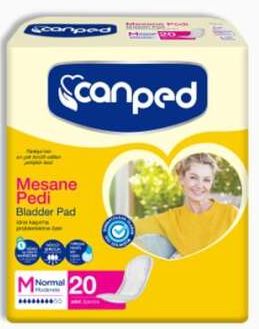 CANPED MESANE PEDİ NORMAL M BEDEN 20 ADET - Canped