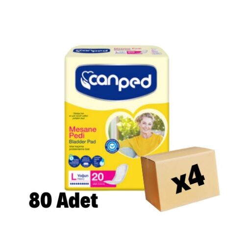 Canped Mesane Pedi Yoğun Large 80 Adet 4 Paket - 1