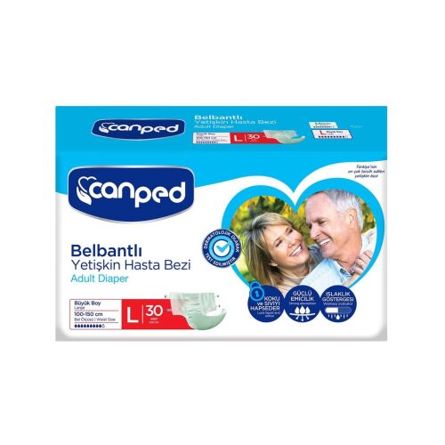 CANPED POLİTİLEN BAĞLAMALI POLİETİLEN 60 Adet 2 Paket (L) - 2