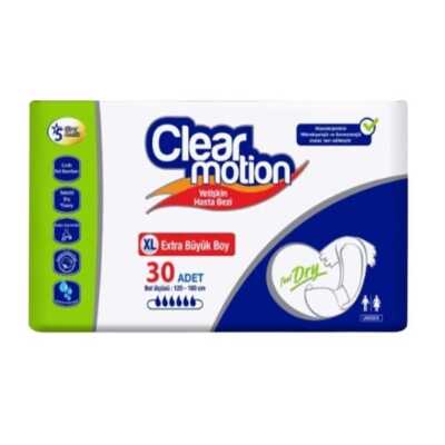 CLEARMOTİON YETİŞKİN BEL. HASTABEZİ XLARGE 30lu - CLEAR MOTION
