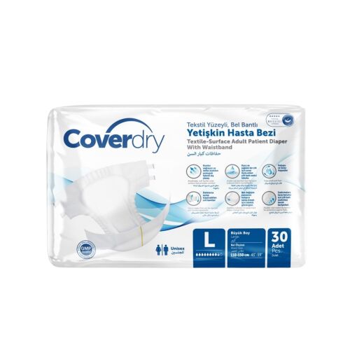 COVERDRY BEL BANTLI HASTA BEZİ LARGE 30 LU 120 Adet 4 Paket - 2