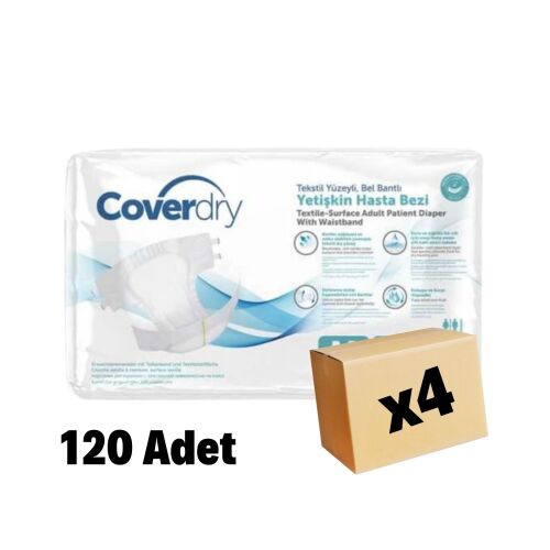 COVERDRY BEL BANTLI HASTA BEZİ MEDIUM 30 LU 120 Adet 4 Paket - 1