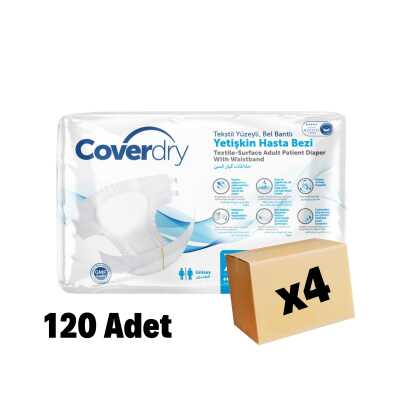 COVERDRY BEL BANTLI HASTA BEZİ X-LARGE 30 LU120 Adet 4 Paket - 1
