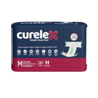 CURELEX YETİŞKİN HASTA BEZİ MEDİUM 30 LU - Curelex