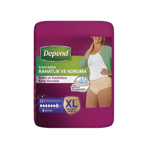 Depend Hasta Bezi Kadın X-Large 54 Adet 6 Paket - 2