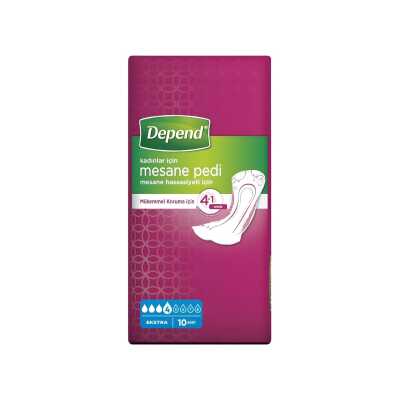 Depend Kadın Mesane Pedi Ekstra 10 lu - Depend