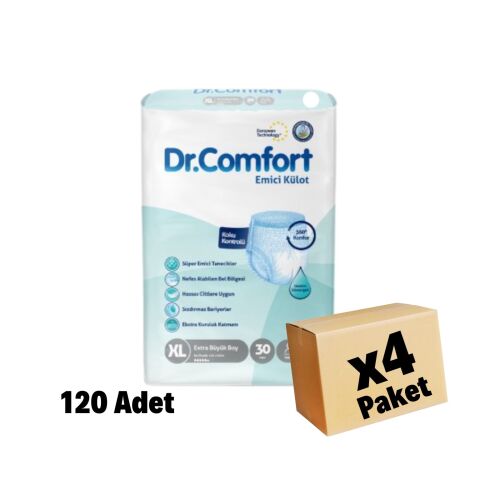 DR. COMFORT EMİCİ KÜLOT EXTRA LARGE (120x170) 120 Adet 4 Paket - 1