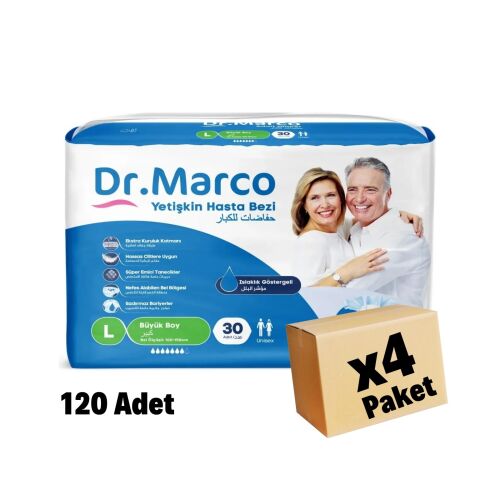 DR MARCO HASTA BEZİ LARGE 120 Adet 4 Paket (100x150cm) - 1