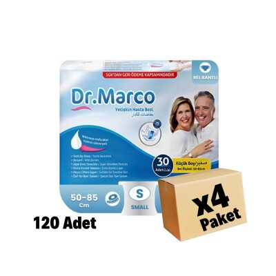 DR MARCO HASTA BEZİ SMALL 120 Adet 4 Paket (50x85cm) - 1