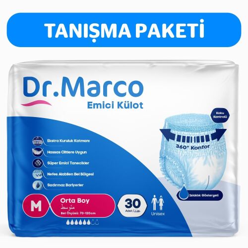 DR. MARCO KÜLOTLU HASTA BEZİ ( MEDİUM ) 120 Adet 4 Paket - 2