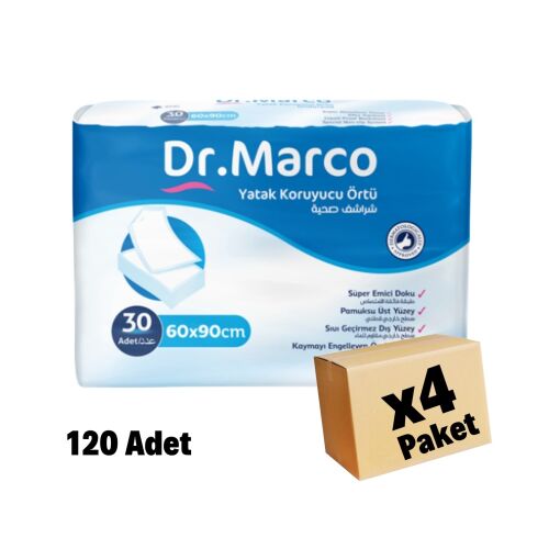 DR MARCO UNDERPAD 120 Adet 4 Paket (60x90cm) ( 40 GR) - 1