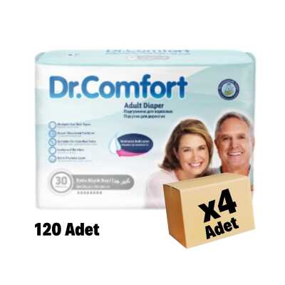 DR.COMFORT HASTA BEZİ EXTRA LARGE BELBANTLI(120X160CM) 120 Adet 4 Paket - 1