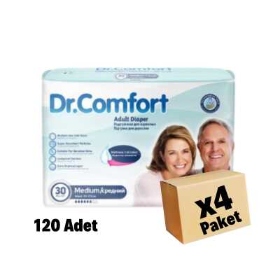 DR.COMFORT HASTA BEZİ MEDİUM (85X125CM) 120 Adet 4 Paket - 1