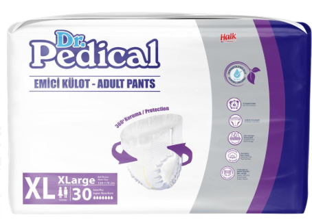 DR.PEDİCAL EMİCİ KÜLOT X LARGE 30 ADET - 1