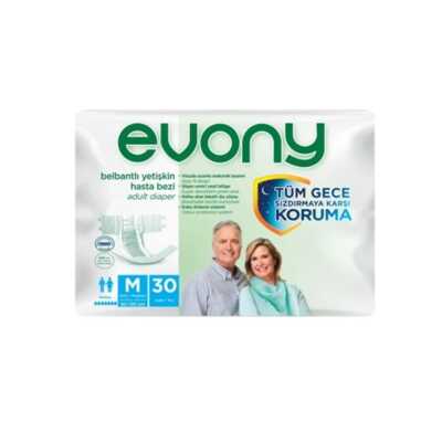 EVONY BELBANTLI HASTA BEZİ ORTA BOY 30 ADET - Evony