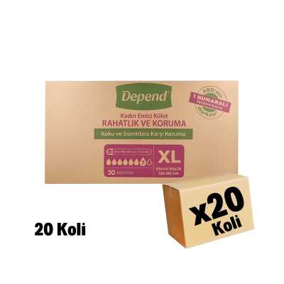 Evony Large 5 Koli (Toplam 20 Paket) + Depend X-Large 20 Koli Kampanya Seti - 3