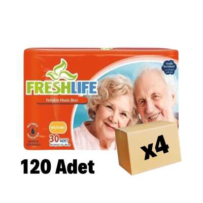 Freshlife Belbantlı ( Hasta Bezi Küçük Boy Small ) 120 Adet 4 Paket - 1