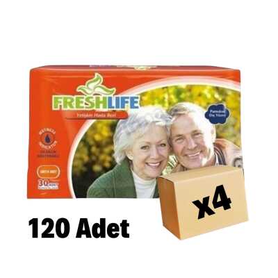 Freshlife Belbantlı Hasta Bezi Medium 120 Adet 4 Paket - 1