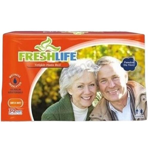 FRESHLİFE BELBANTLI HASTA BEZİ MEDİUM 30 ADET - 1