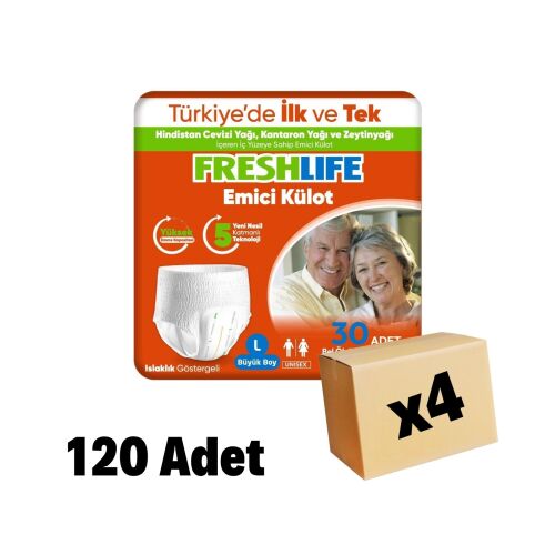 Freshlife Emici Külot Large 120 Adet 4 Paket - 1