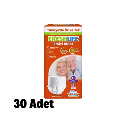 FRESHLİFE EMİCİ KÜLOT XL (EKSTRA BÜYÜK BOY) 30 ADET - 1