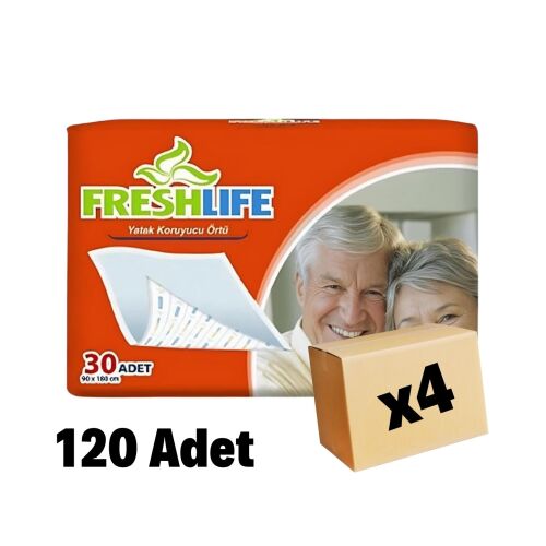 Freshlife Hasta Altı Yatak Koruyucu 90x180 120 Adet 4 Paket - 1