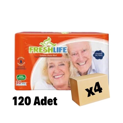 Freshlife Hasta Bezi X-Large 120 Adet 4 Paket - 1