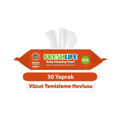 Freshlife Vücut Temizleme Havlusu 50 Yaprak - 2