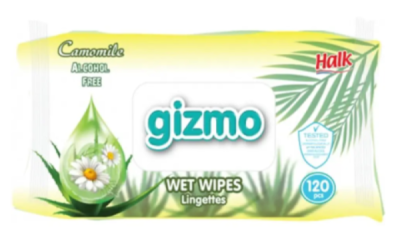 GİZMO CAMOMİLE PAPATYA ISLAK MENDİL 120 ADET - Gizmo