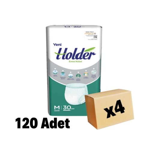 Holder Emici Külot Hasta Bezi Medium Orta Boy 120 Adet 4 Paket - 1