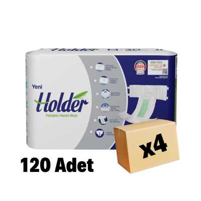 Holder Hasta Bezi Bel Bantlı Medium 120 Adet 4 Paket - 1