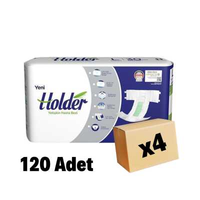 Holder Hasta Bezi Bel Bantlı Tekstil Yüzey Large 120 Adet 4 Paket - 1