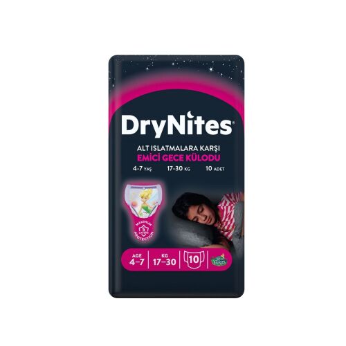 Huggies Drynites Gece Külodu Kız 4-7 Yaş 10'Lu 30 Adet 3 Paket - 2