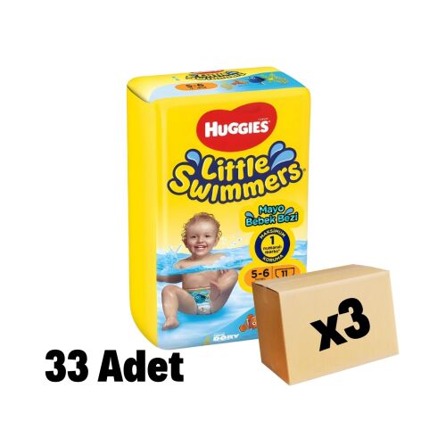 Huggies Little Swimmers Mayo Bebek Bezi 12-18 Kg 33 Adet 3 Paket - 1