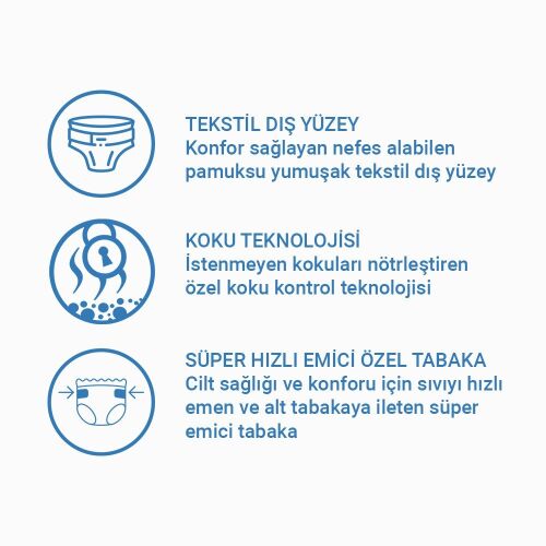 JENDER EMİCİ KÜLOT LARGE 30 LU 120 Adet 4 Paket - 3
