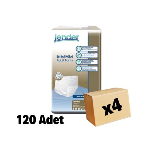 JENDER EMİCİ KÜLOT MEDİUM 30 LU 120 Adet 4 Paket - 1