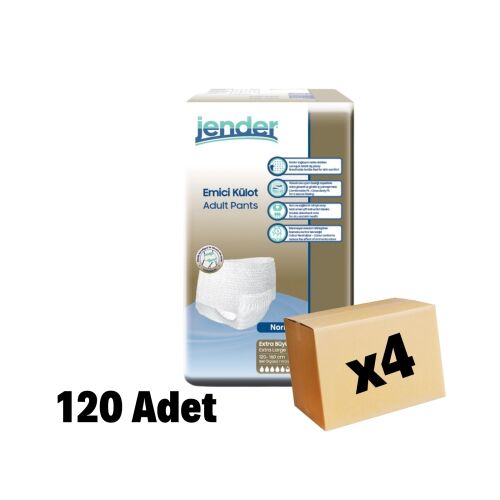 JENDER EMİCİ KÜLOT X-LARGE 30 LU 120 Adet 4 Paket - 1