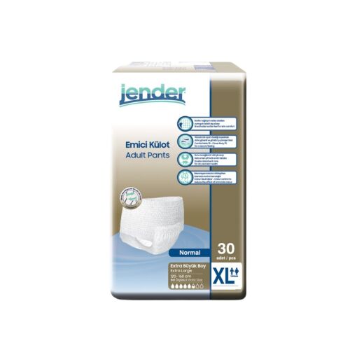 JENDER EMİCİ KÜLOT X-LARGE 30 LU 120 Adet 4 Paket - 2