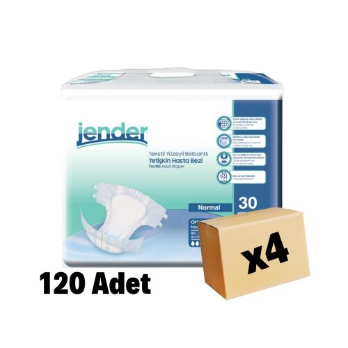 JENDER HASTA ALT BEZİ 30 LU MEDİUM 120 Adet 4 Paket - 1