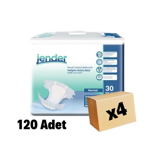 JENDER HASTA ALT BEZİ 30 LU XLARGE 120 Adet 4 Paket - 1