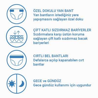 JENDER HASTA ALT BEZİ 30 LU XLARGE 120 Adet 4 Paket - 4