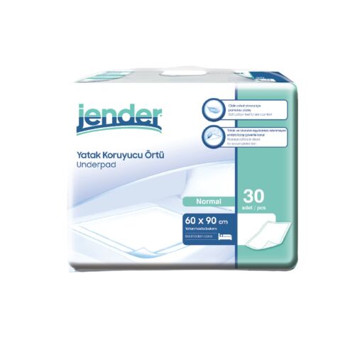 JENDER YATAK KORUYUCU ÖRTÜ 60*90 30 LU 180 Adet 6 Paket - 2