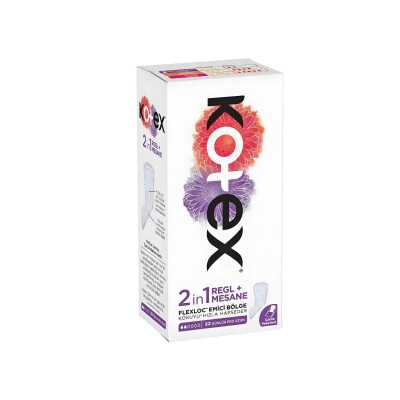 Kotex 2IN1 Ekstra Uzun Günlük 22'Li Ped - Kotex